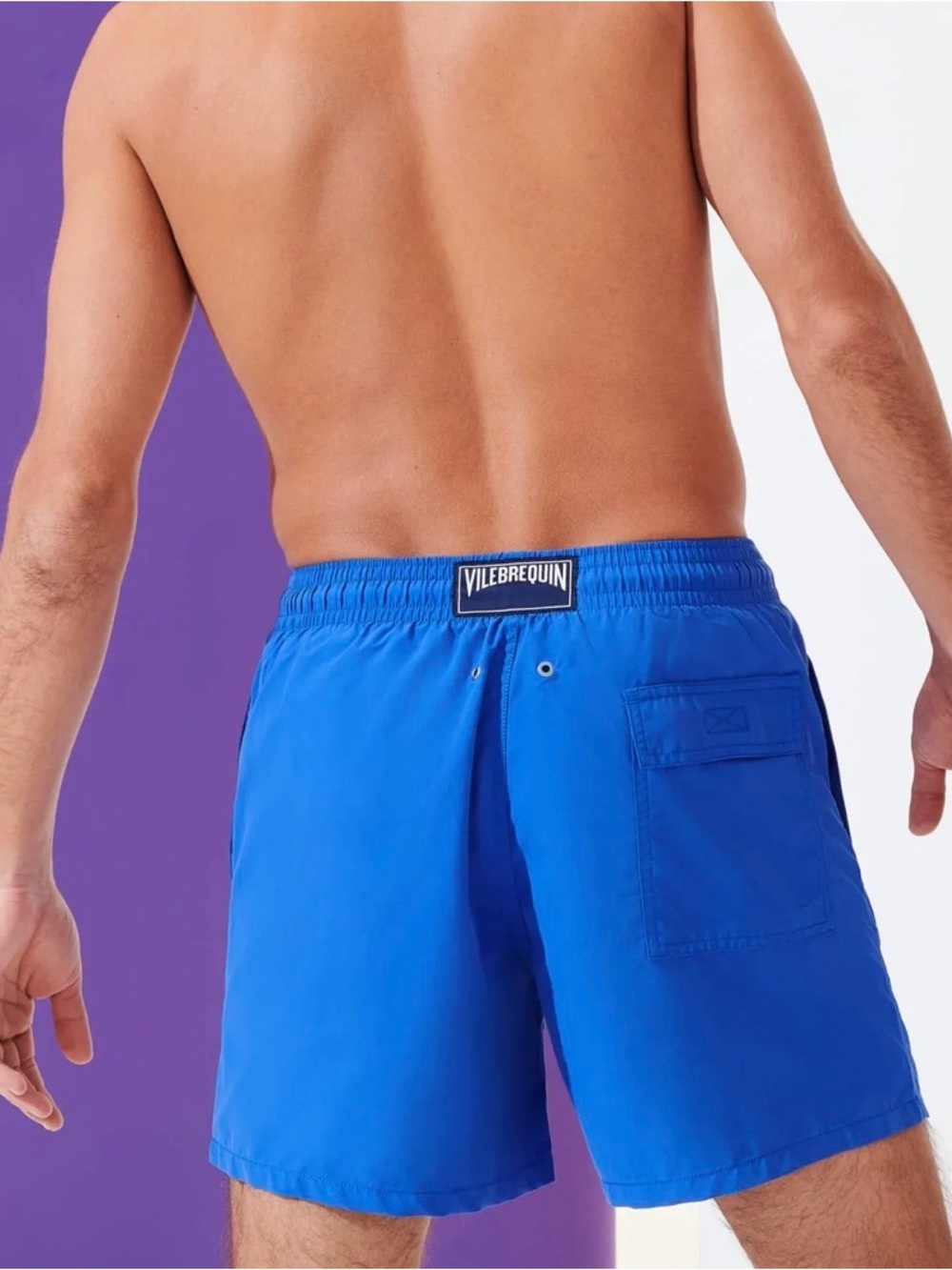 Vilebrequin Royal Blue Elastic Waist Swim Shorts
